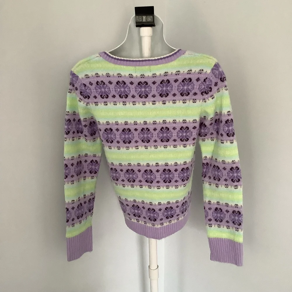Limited Too Vintage Embellished Pullover Sweater Sz. L/14 - Picture 7 of 7
